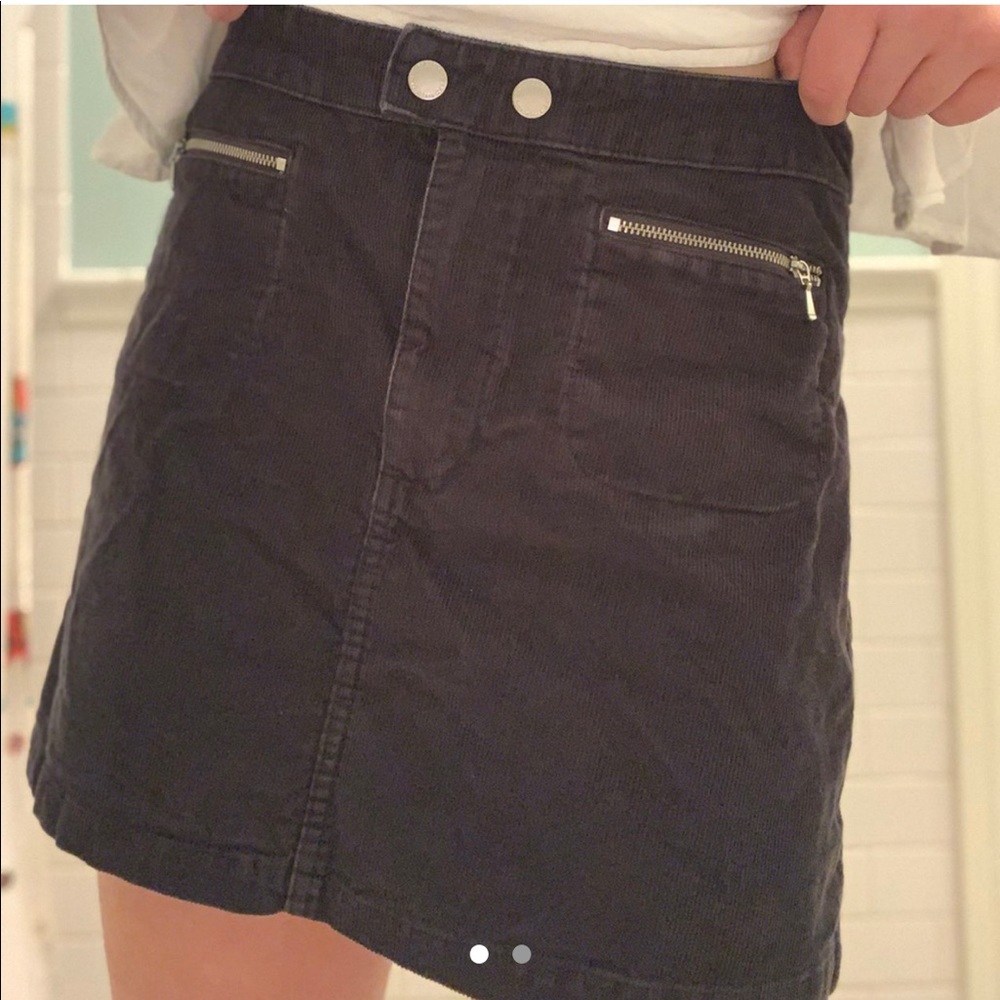 Navy skirt
